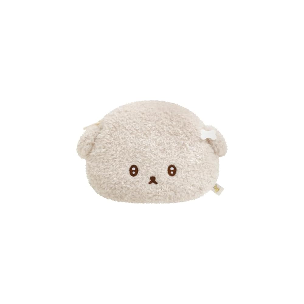 San-X Ishiyowachan Plush Pouch Toy Storage Bag Soft Fabric Cute Design