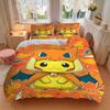 Pikachu Dragon Costume Adventure Print 3Pcs Bedding Setduvet Cover With 2 Bedropillowcase Home Birthday Gift