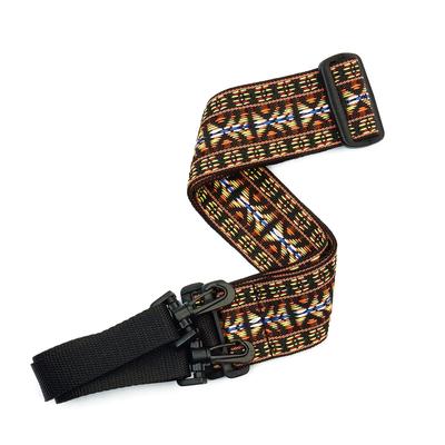 Banjo Strap 20N01BJ Hootenanny Yellow & Brown D'Addario