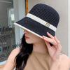 Cotton Linen Bucket Hat Breathable Beach Cap Wide Brim Sun Hat  Women Girls