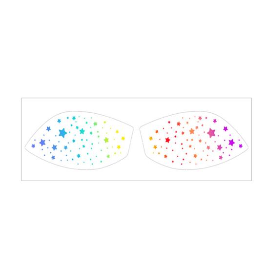 Metallic Eye Tattoo Stickers, Waterproof Temporary Freckle Decals, Sparkling Foil Eye Makeup for Festival Party, Glitter Face Art