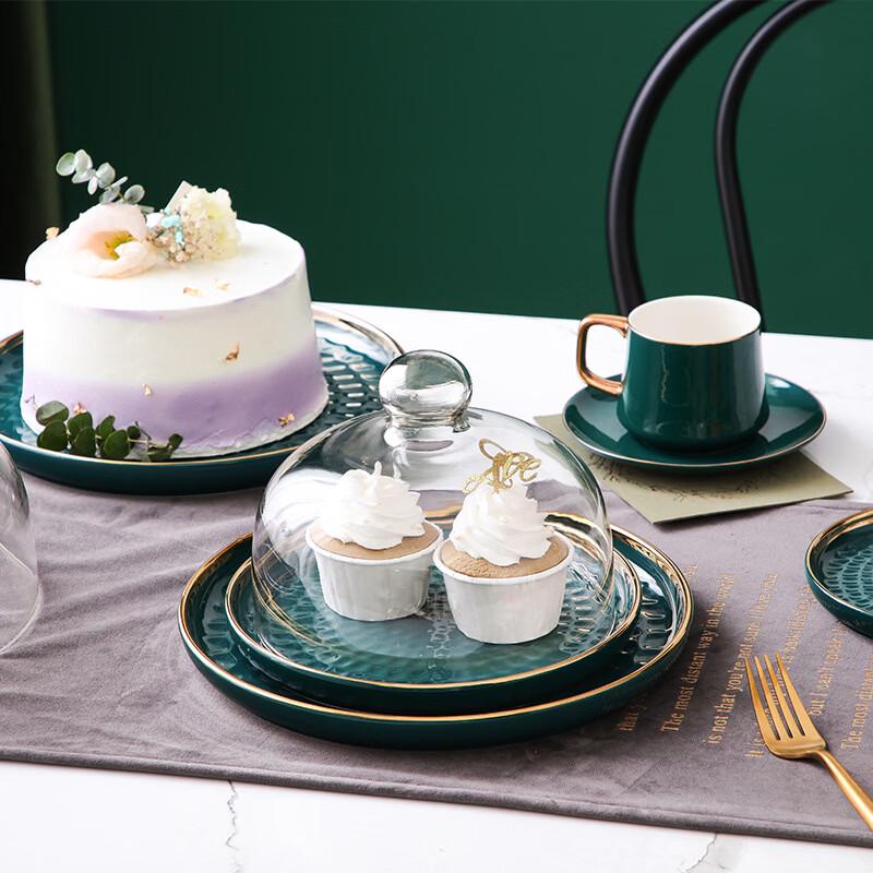 Ru Han Dessert Plate with Lid