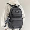 Schoolbag College Student Schoolbag Men and Women Commuting Strong and Durable Large-capacity Backpack 1011 New Junior High School Backpack