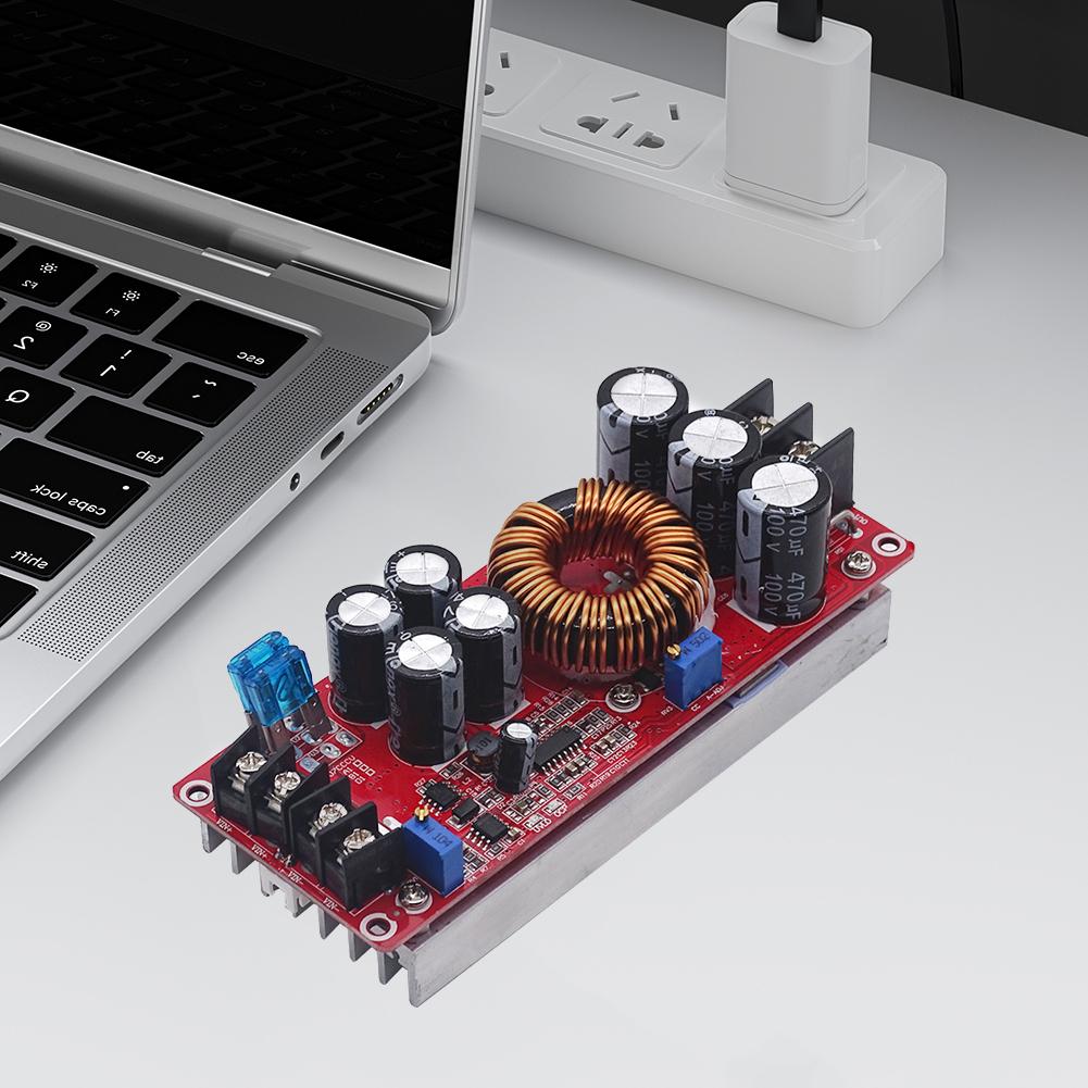 Power Converter Step Up Module 1200W 20A In DC10-60V Out 12-83V 1200W 20A DC DC Converter Boost Overcurrent Protection
