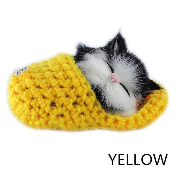 Adorable Plush Cat Keychain For Kids With Realistic Sound And Soft Touch