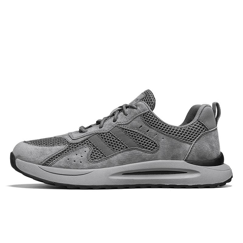 Mesh Shoes Outdoor Casual Sports Shoes Breathable Thin Hollow Mountaineering Shoes Non-slip Soft Sole Lightweight Driving Shoes