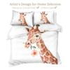 Aquarell Giraffe Bettwäsche Dreiteiliger Bettbezug