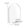 5pcs Arch Table Sign Acrylic for Seat Card Wedding Banquet Transparent Place Car