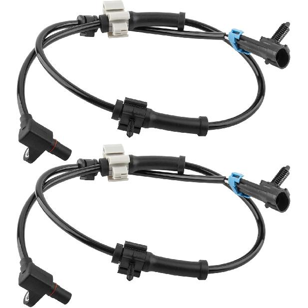 BOXI Qty(2) Front Left & Right ABS Wheel Speed Sensor Fit for Cadillac Escalade/for Chevy Silverado Express Suburban Tahoe/for GMC Savana Sierra