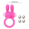 Penis Ring Vibrator For Couple Clitoris Massager Delay Ejaculation Silicone Vibrating Ring Sex Toys