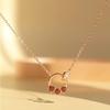 Collier Polyvalent Garnet Enchevêtré de Luxe Léger pour Femme