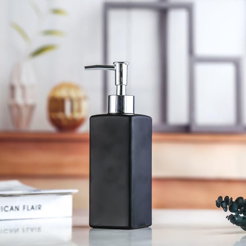 Modern Hand Sanitizer Glass Soap Container Home Hotel Make-up Remover Shampoo Collection Bottle Bathroom Decoration Accessories