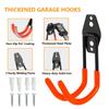 Heavy Duty Wall Mounted Garage Hook for Tools, Bikes, Ladders & More