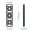 Multifunction Mounting Plate Cheese Plate With 1/4inch-20 And 3/8inch-16 Connection Board For Photographic Equipment