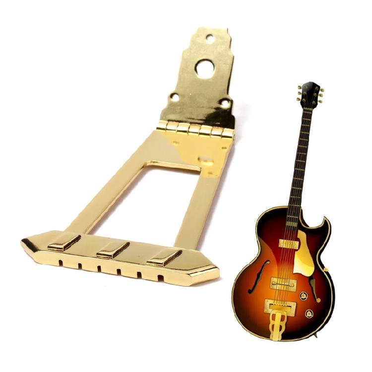 6 Strings Jazzes Guitar Trapeze Tailpiece Bridge Alloy Musical Instrument Accessory Guitar Bridge Tailpiece Replacements