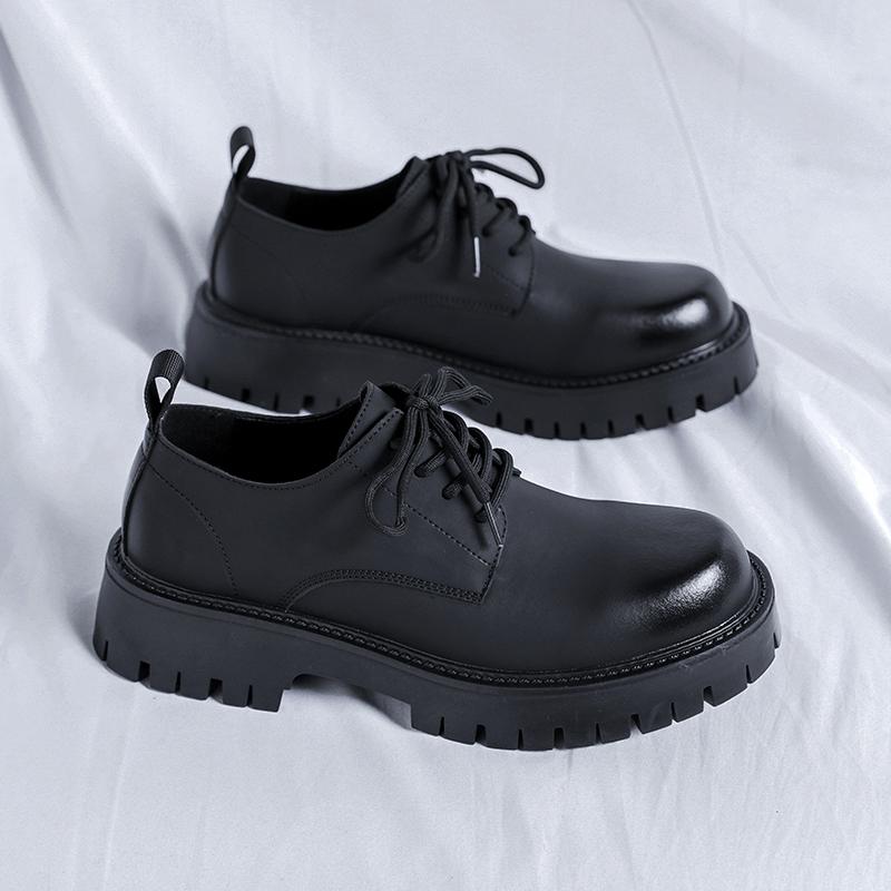 

Модная мужская обувь Оксфорды на шнуровке Деловая формальная обувь для мужчин Дышащая офисная рабочая обувь Классическая кожаная обувь без застежки с нескользящей подошвой 44 чёрный