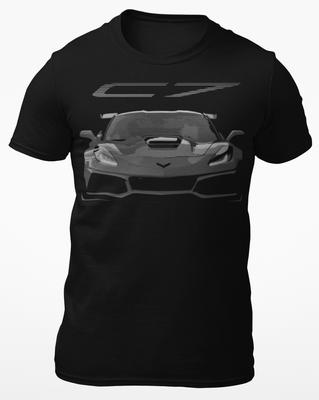 Chevy Corvette C7 Zr1 7. Generation Kurzärmeliges Unisex-T-Shirt