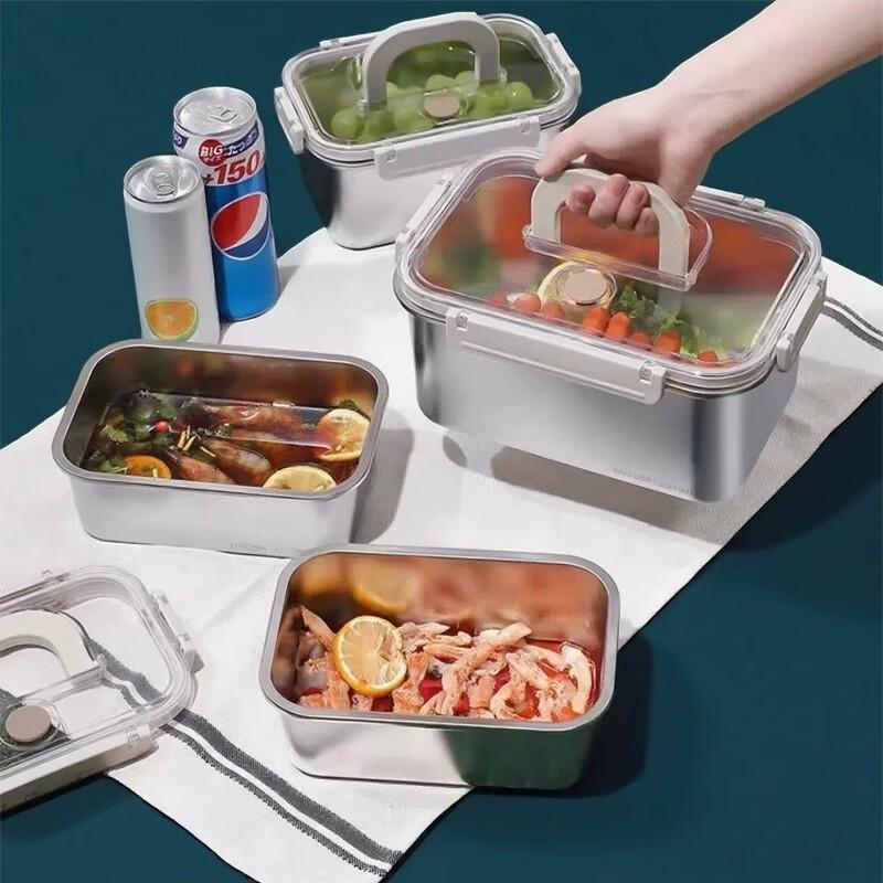 Portable 304 Stainless Steel Lunch Box