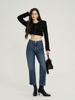 MBB 2025 High-Waisted Petite Straight-Leg Jeans for Women - Autumn Collection
