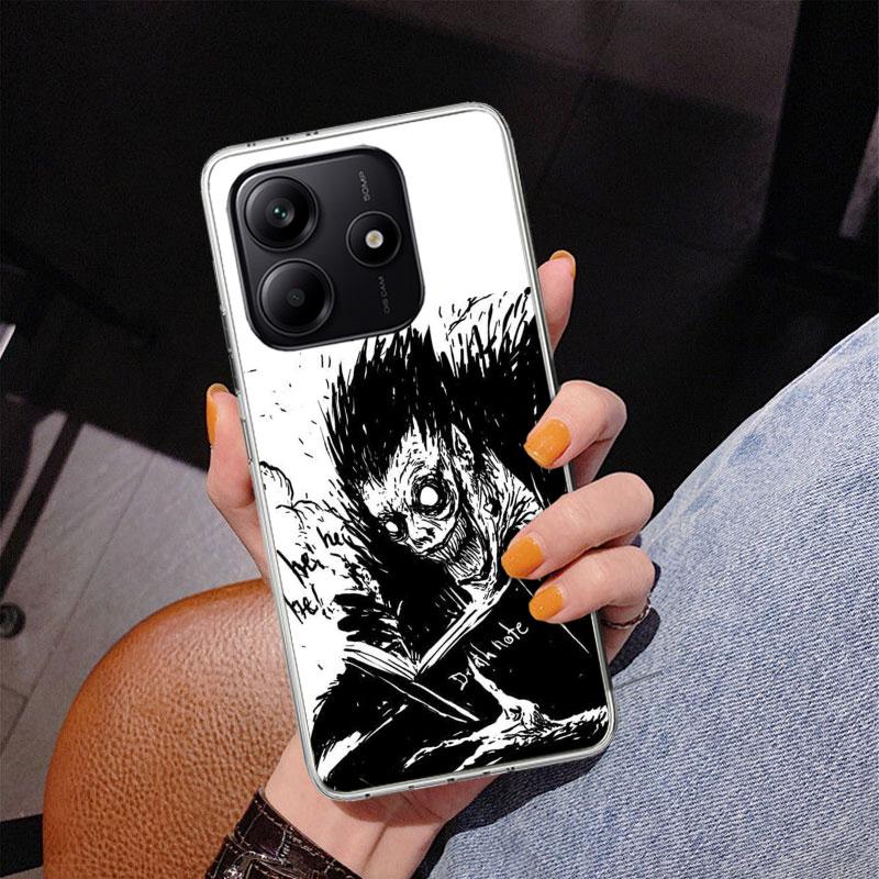 

N-Note D-Death Anime Ryuk Phone Case For Xiaomi Redmi Note 15 14 13 12S 12 11 Pro Plus 14S 11S 11E 10 10S 11T 5G Personalized Co Redmi Note 10 Pro 4G