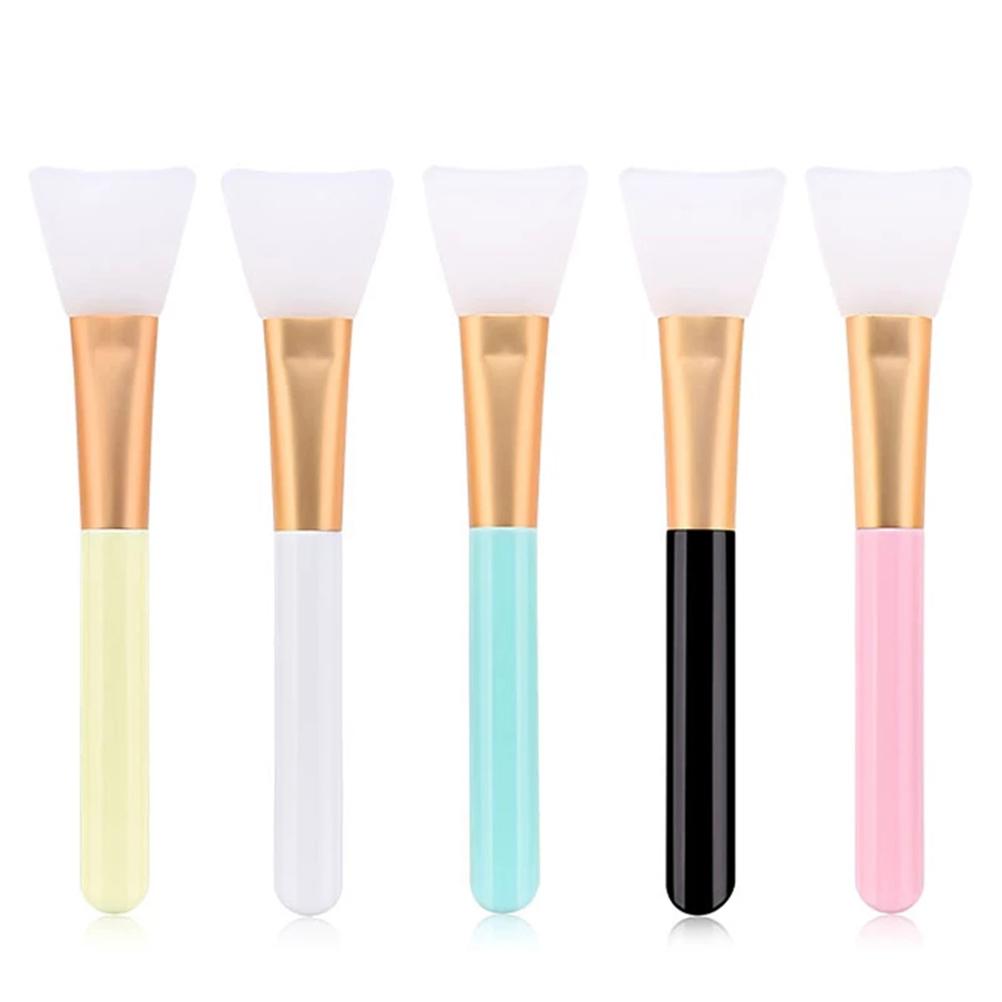 Facial Mask Brush Soft Silicone Mud Mask Mixing DIY Makeup Brushes for Skin Care Red