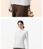 Women's High Neck Wool Long Sleeve Base Layer Top for Fall/Winter