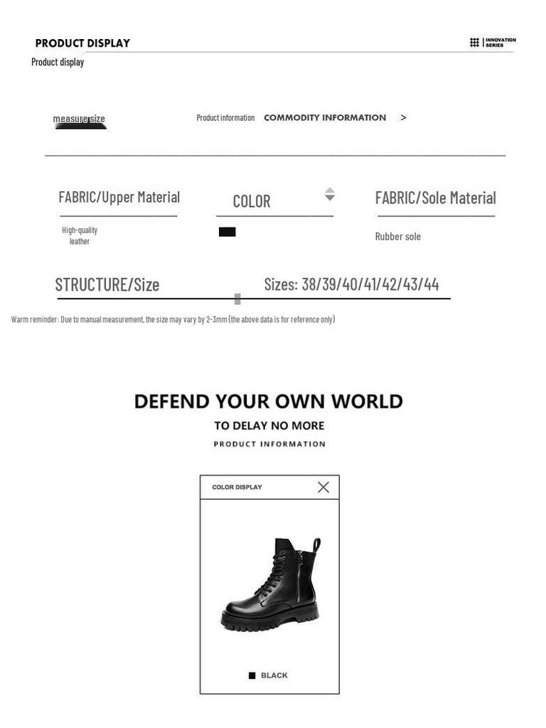 Men's High-Top Leather Martin Boots - British Style, Thick Sole, Velvet Lining, Winter Warmth