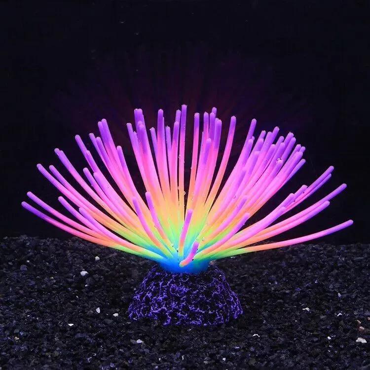 Aquarium Fish Tank Landscaping Decoration Fake Water Plants - Silicone Simulation Coral  Sea Urchin Balls