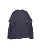 999Hyumeoniti Double Layered Long Sleeve Tee (Dark Navy)
