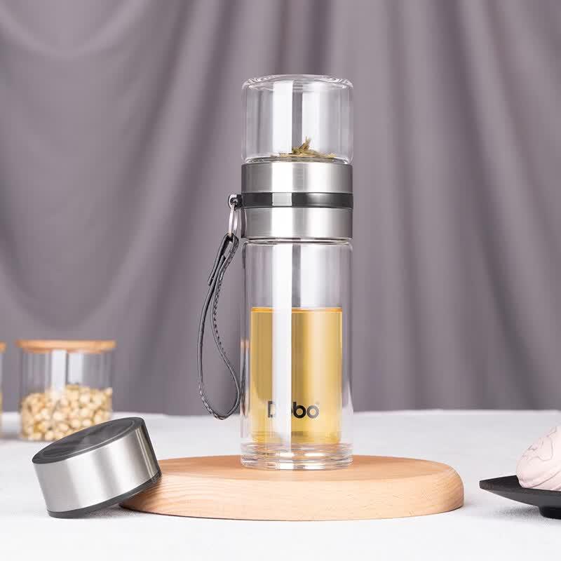 Debo DEP-746 Ters Portable Tea Infuser Glass Bottle 260ml