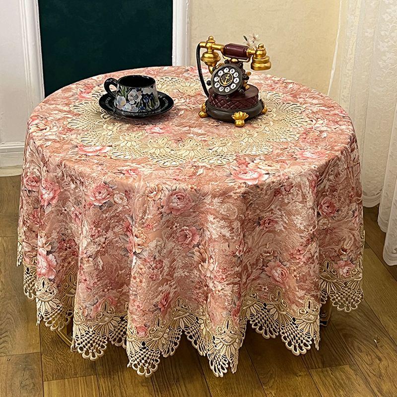 

Круглая скатерть Кружевная лента Вращающийся стол Круглая кружевная накидка Ткань Скатерть для кофейного столика Скатерть для обеденного стола Ткань в новом китайском стиле 1358 in the Mood for Love Square 60*60cm