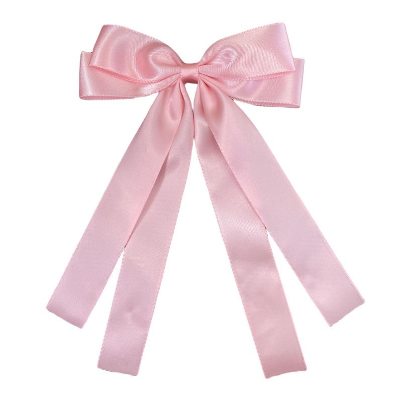 Euro-Korean Double Bow Ribbon Hair Clip - Versatile, Elegant Princess Headwear