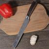 Profesional Bread Knife Kitchen Damascus Pattern Serrated Chef Slicing Food Knife Bread Cheese Cake Knife Kitchen Knife Tools