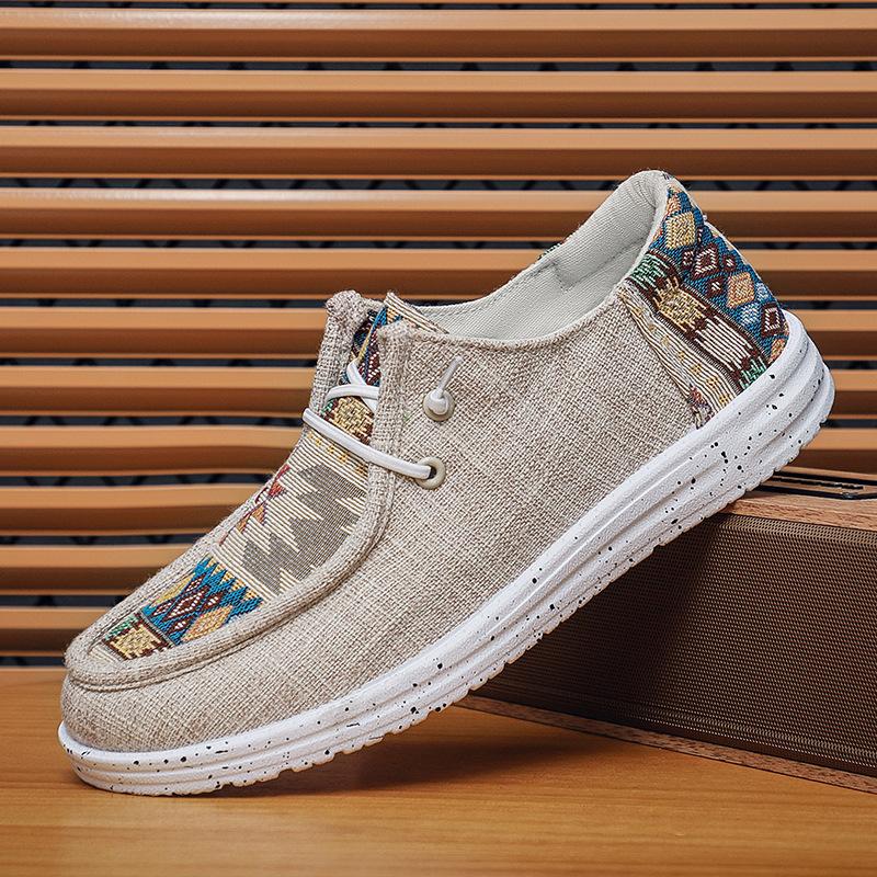 

Extra large size 2025 new comfortable casual shoes canvas loafers lightweight cloth shoes fashionable versatile soft-soled trendy shoes 48