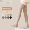 High-top Wool Socks for Women In Autumn and Winter, Thickened Thighs, Warm and Versatile, Slightly Pressurized and Slimming Long Socks