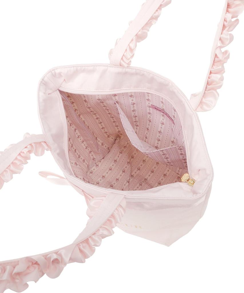 Maison de FLEUR Brand Logo Frill Handle Tote Bag M Navy F Tote Bag 08001386500