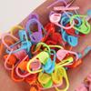 Mix Color Mini Resin Small Clips Pins Plastic Knitting Tools Locking Stitch Markers Crochet Sewing Needle Marking Accessories