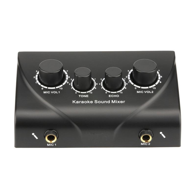 

Reverbs Mixers Microphones Amplifiers for Home Karaoke and Small Performances with Multiple Channel Input чёрный