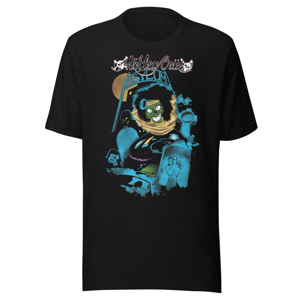 

Stakes Motley Crue Asylum Vintage T-Shirt T-Shirt Black New Unisex T-Shirt XXXL