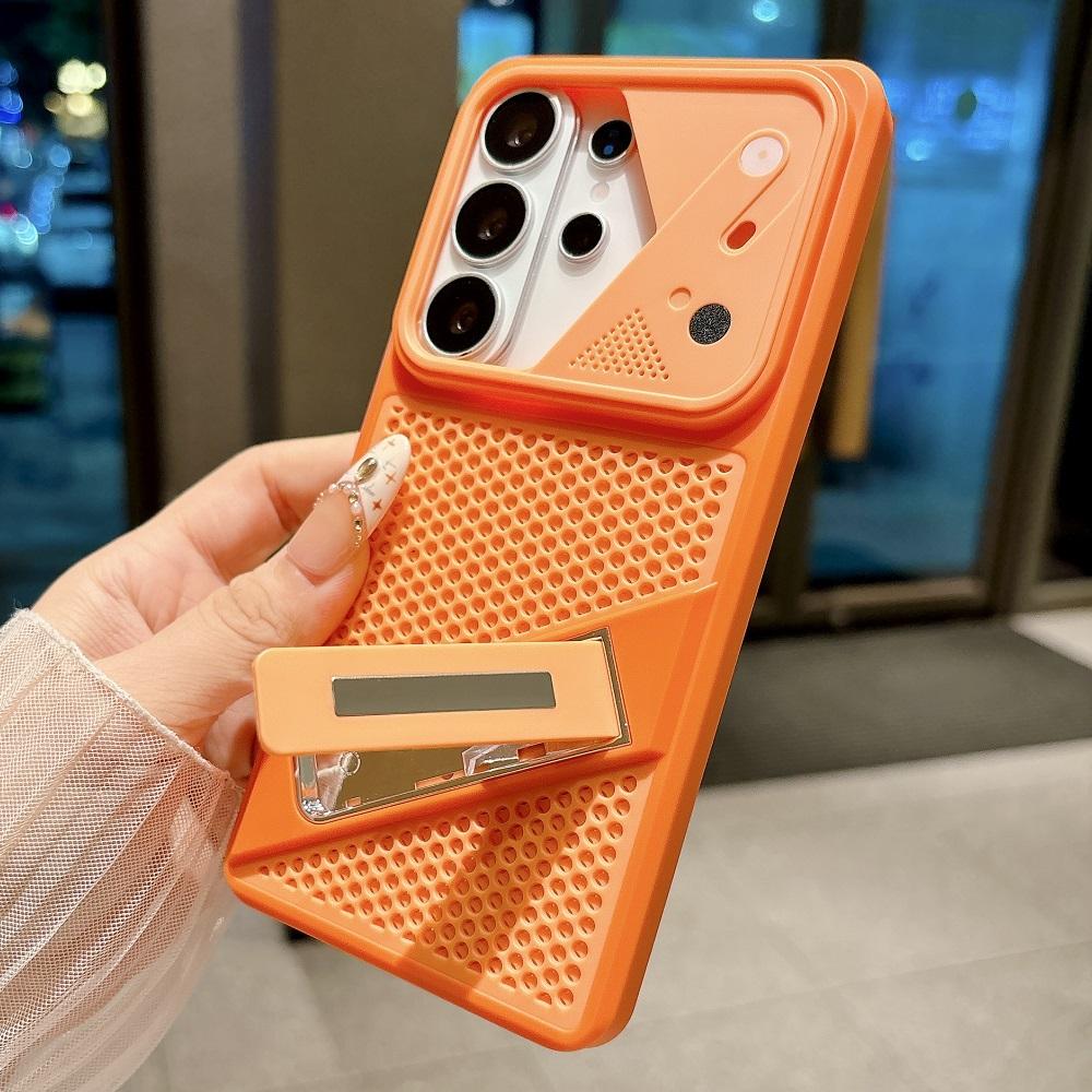 Heat Dissipation Bracket Phone Case For Samsung Galaxy S26 S25 S24 S23 Ultra A56 A36 A37 A06 A16 A17 A26 A57 Protection Shell