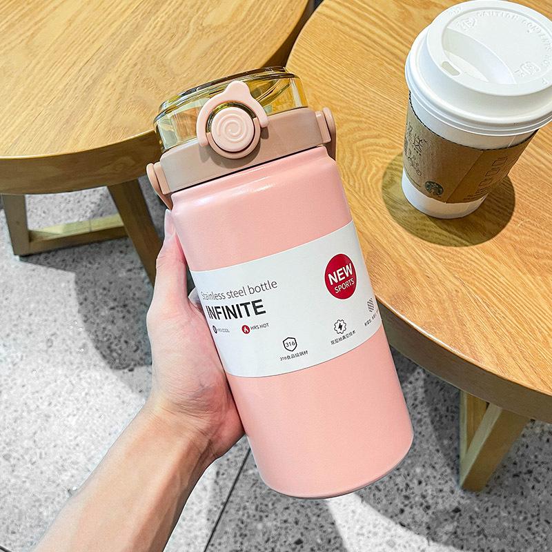 Elegant Large Capacity Insulated Portable Water Cup for Outdoor Sports