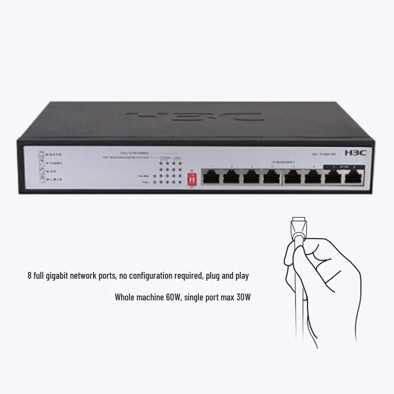 H3C 8-Port Gigabit PoE Switch