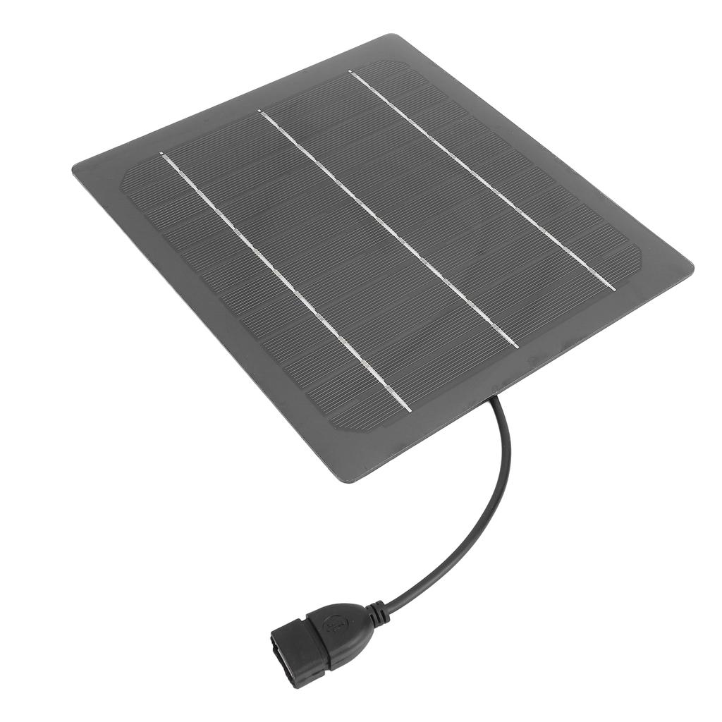 Small Solar Panel 7W 5V Solar Charger High Efficiency Monocrystalline for Camping Fan Power Bank Pho