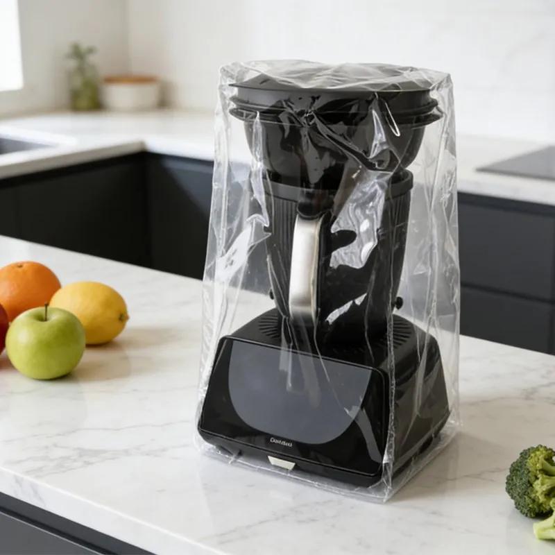 Transparent Dust Oily Smoke Protective Universal Clear Steam Lid Kitchen Oily Smoke Protective Dust Cover for TM 5 6 7