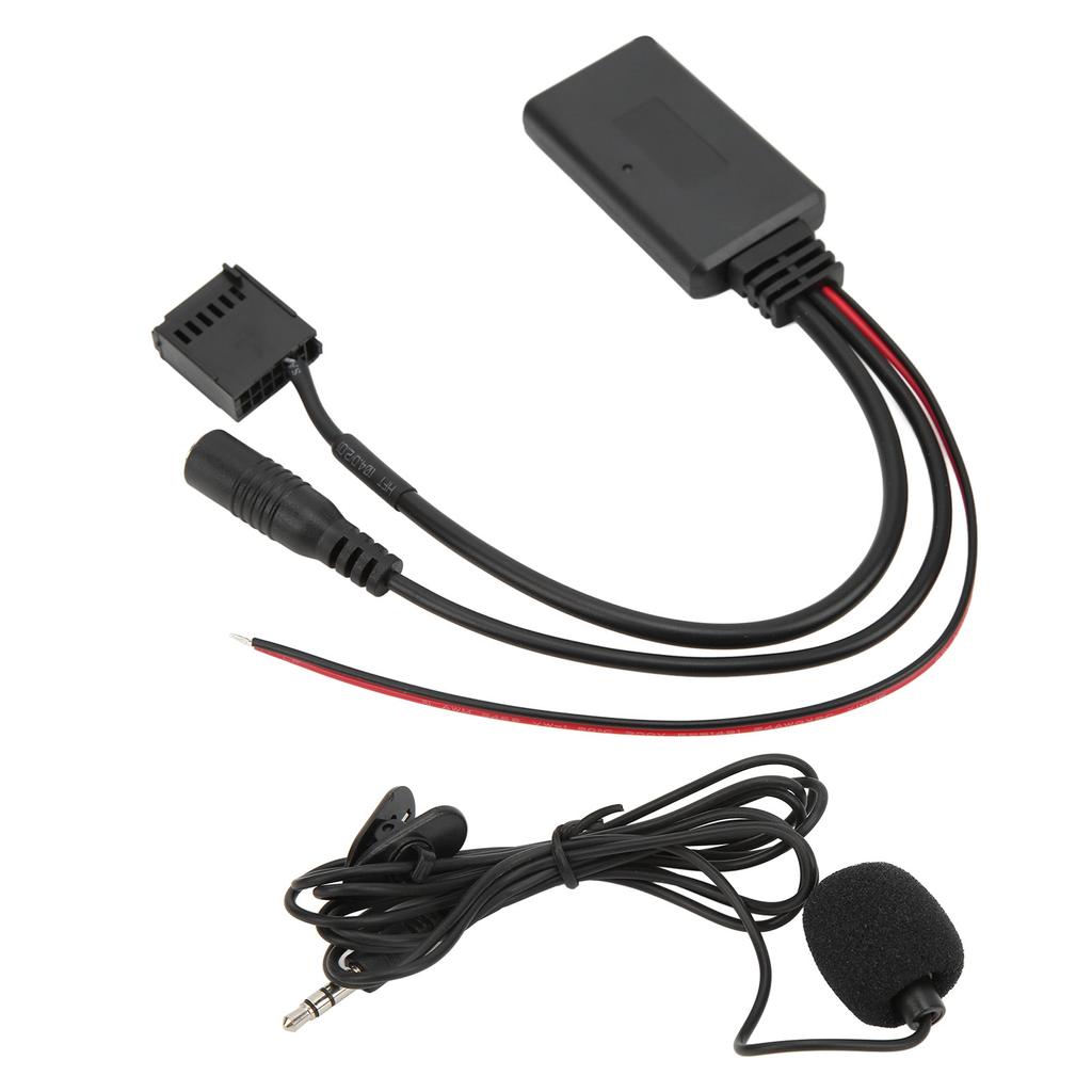 Bluetooth Aux Audio Cable Adapter Microphone Handsfree Replacement for Mondeo 6000CD