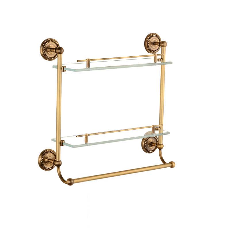 Antique Copper European-Style Twisted Towel Rack