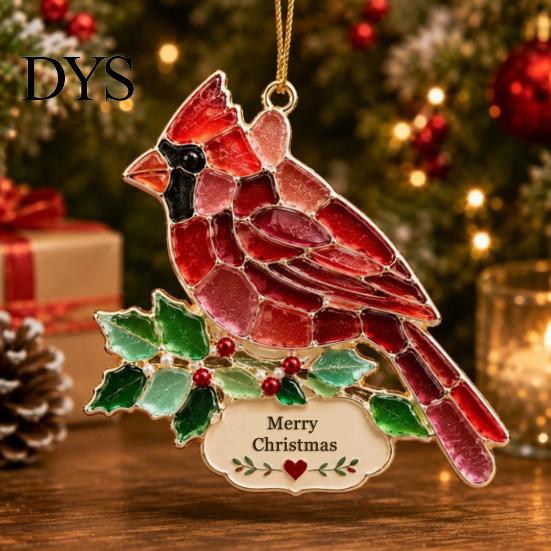 Decorative Xmas Gift Acrylic Christmas Ornament, 2D Flat Snowman Heart Star Hanging Pendant, Thoughtful Present Tree Holiday Home Party Decor,