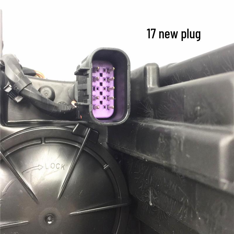 Compatible with 17 Changan Auchan Models: Headlight Assembly with Hybrid and Daytime Running Lights.
