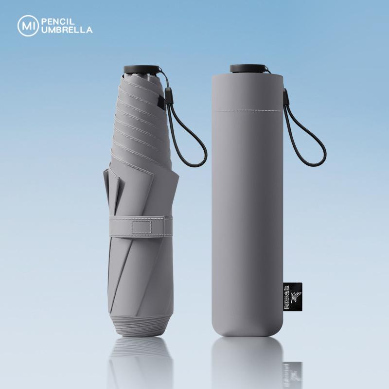 

120 г Сверхлегкий Портативный Ручной Зонт от Солнца, Устойчивый к УФ-излучению, Погодоустойчивый, Двухфункциональный Зонт-карандаш с 6 спицами