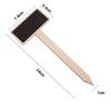 10 Pcs Mini Wooden Chalkboard Blackboard Signs Garden Flowers and Plants Tags Garden Decorations